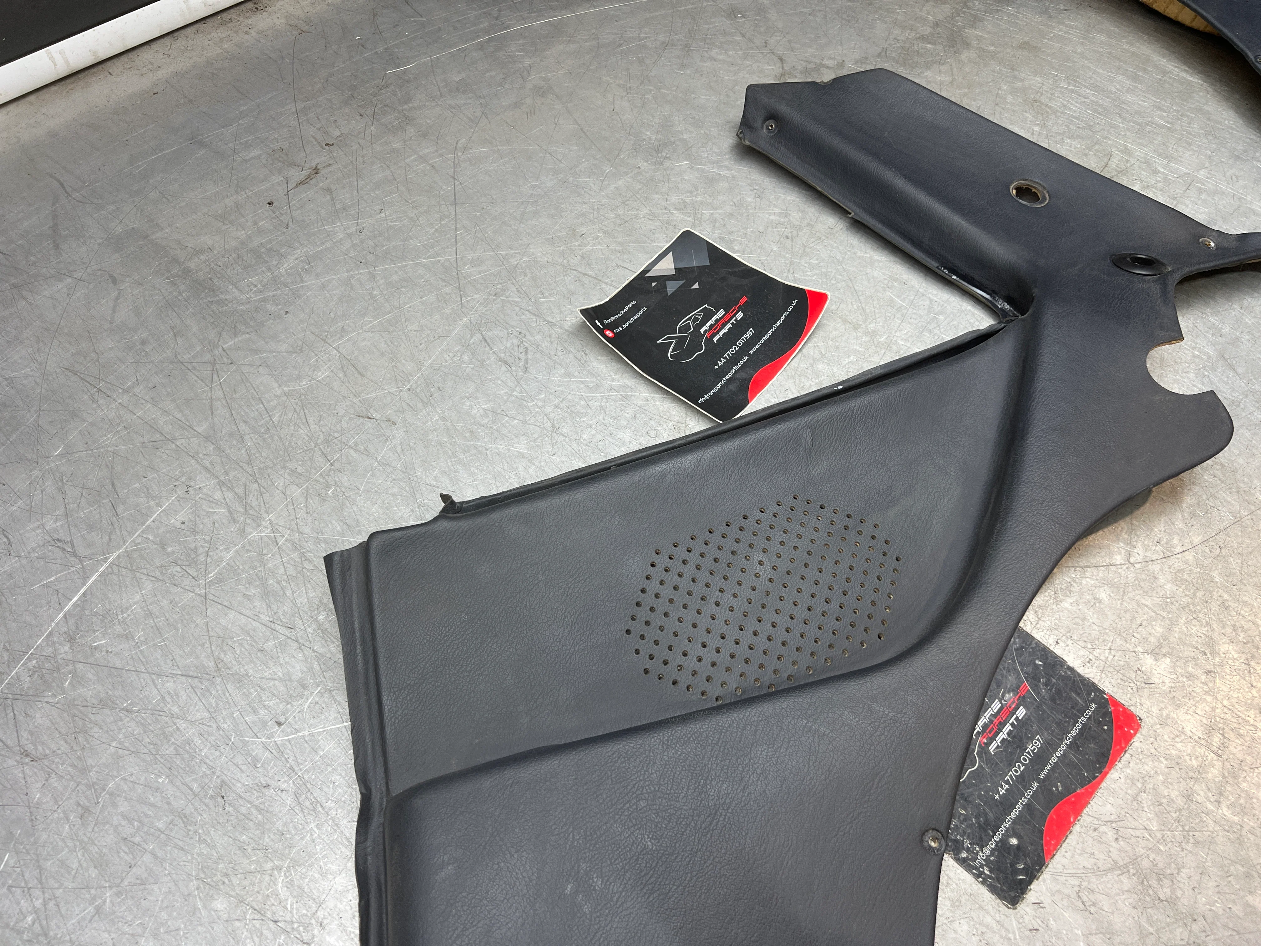 Porsche 944 blue rear interior C Post trims/cards. Quarter panel trim used really good condition 944555021 944555022 - Image 7