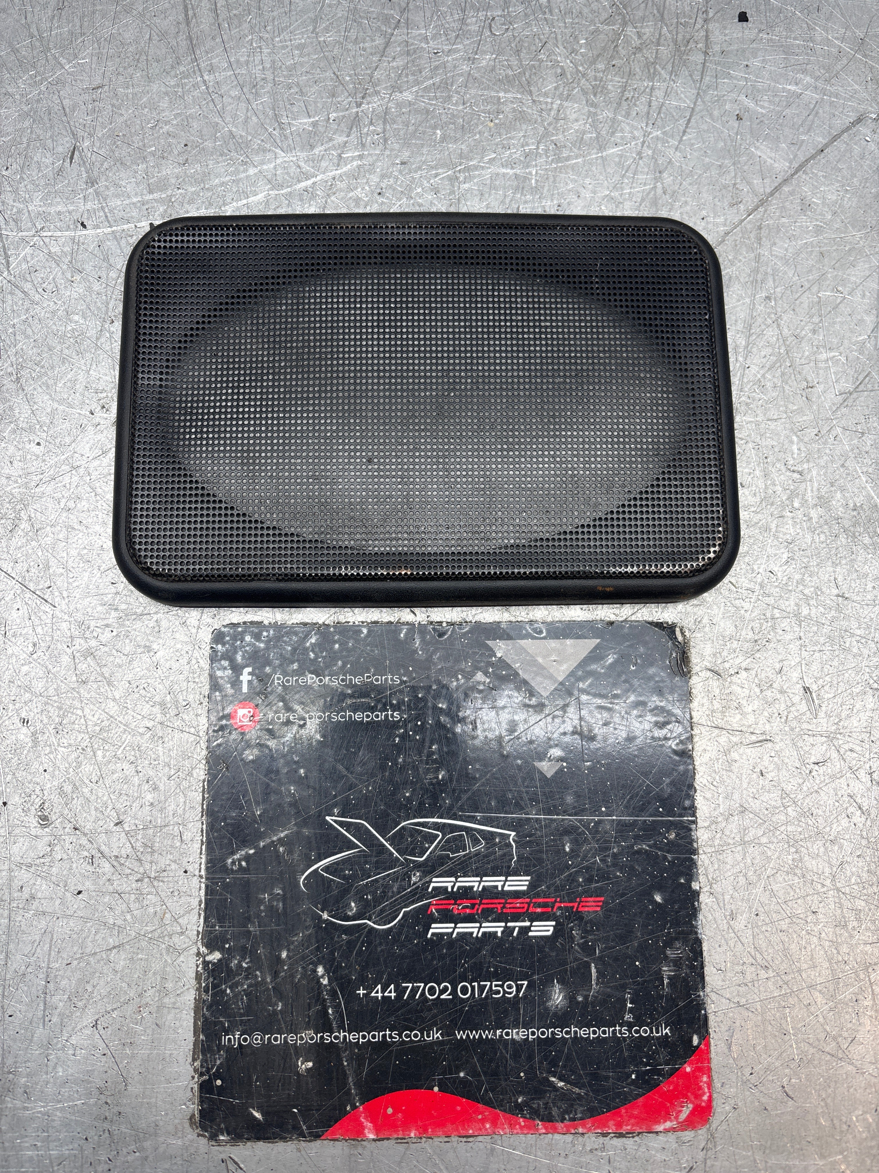 Porsche 944 86- door speaker grill trim cover in Black 94455514900 / 8605270231 used