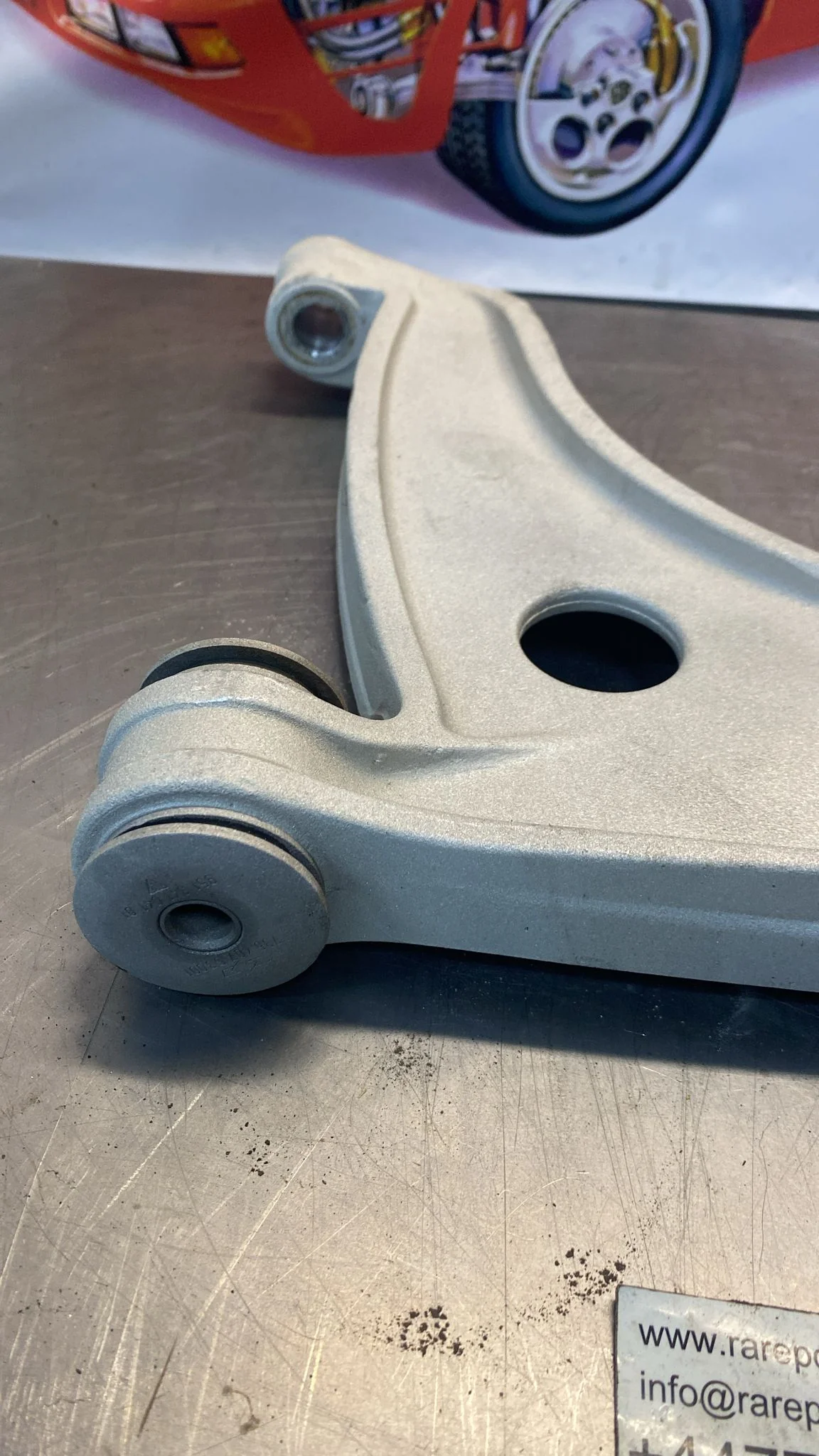 Porsche 944 Front Left Control Arm, refurbished ball joint 94434114902 - Image 3