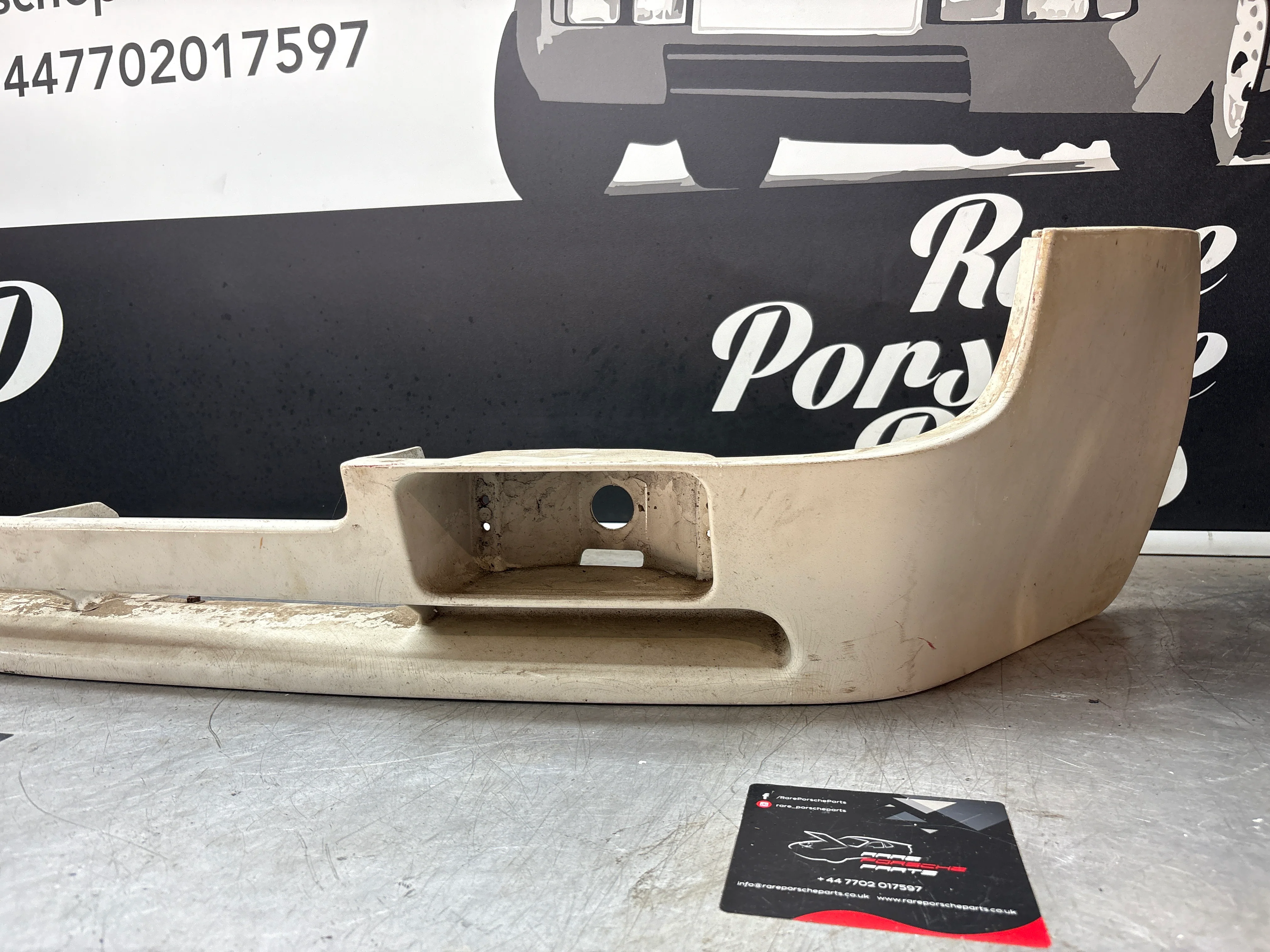 Porsche 944 Front spoiler, 93150537105 cracked, valance with fog light used - Image 8
