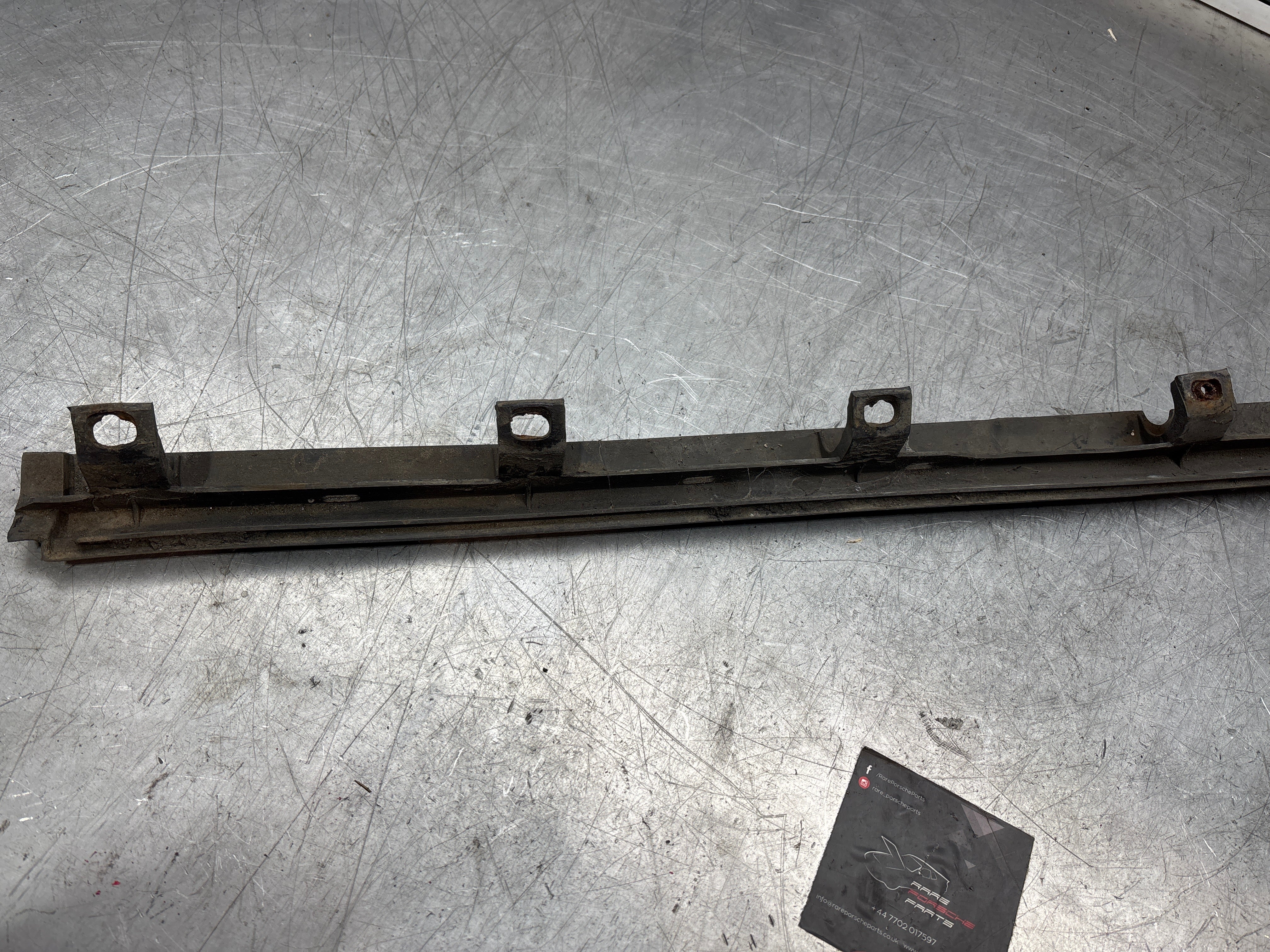 Porsche 944 lower door sill trim molding left side, used 95155919500 - Image 8