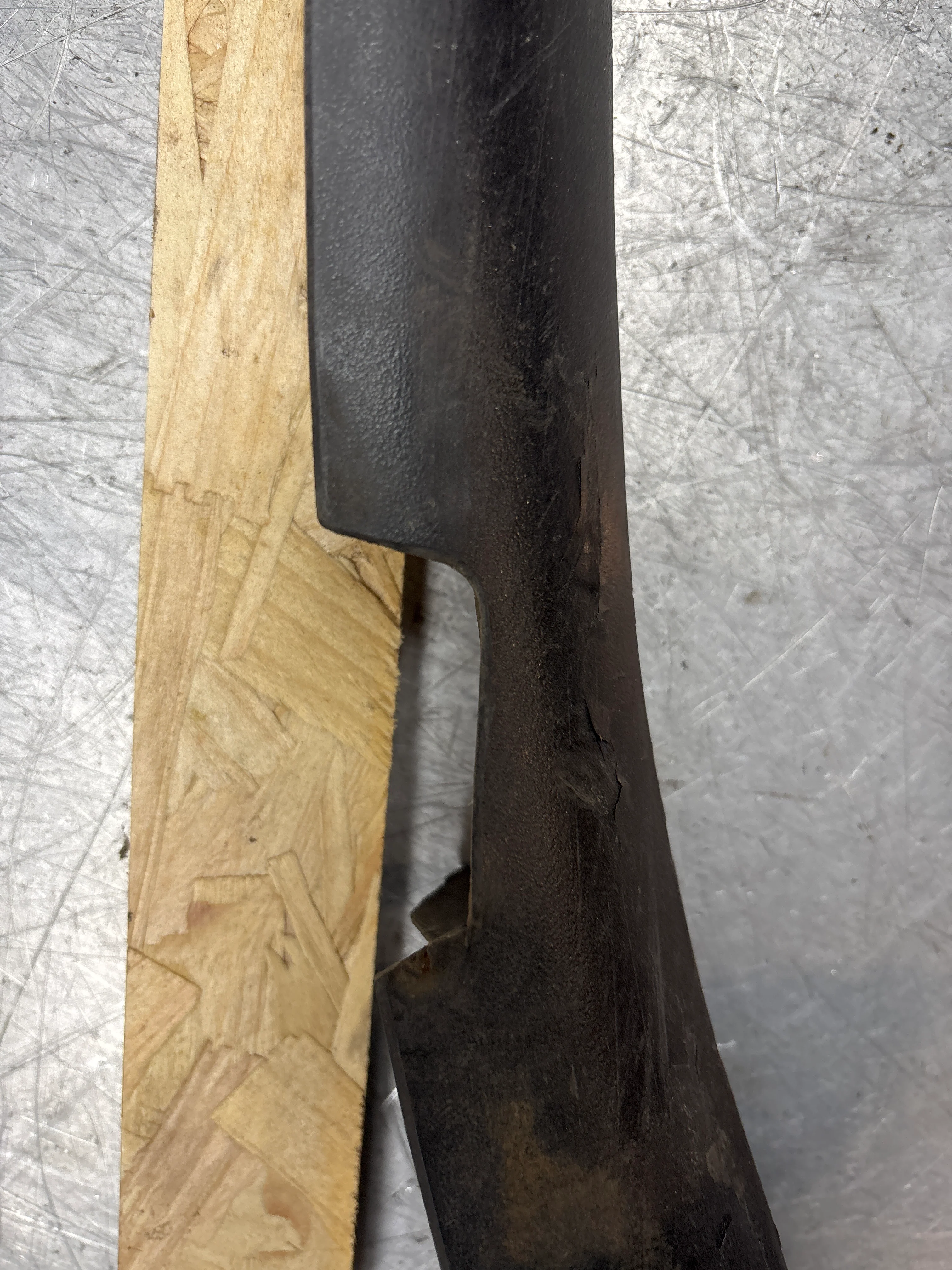 Porsche 944 lower door sill trim molding left side, used 95155919500 - Image 2
