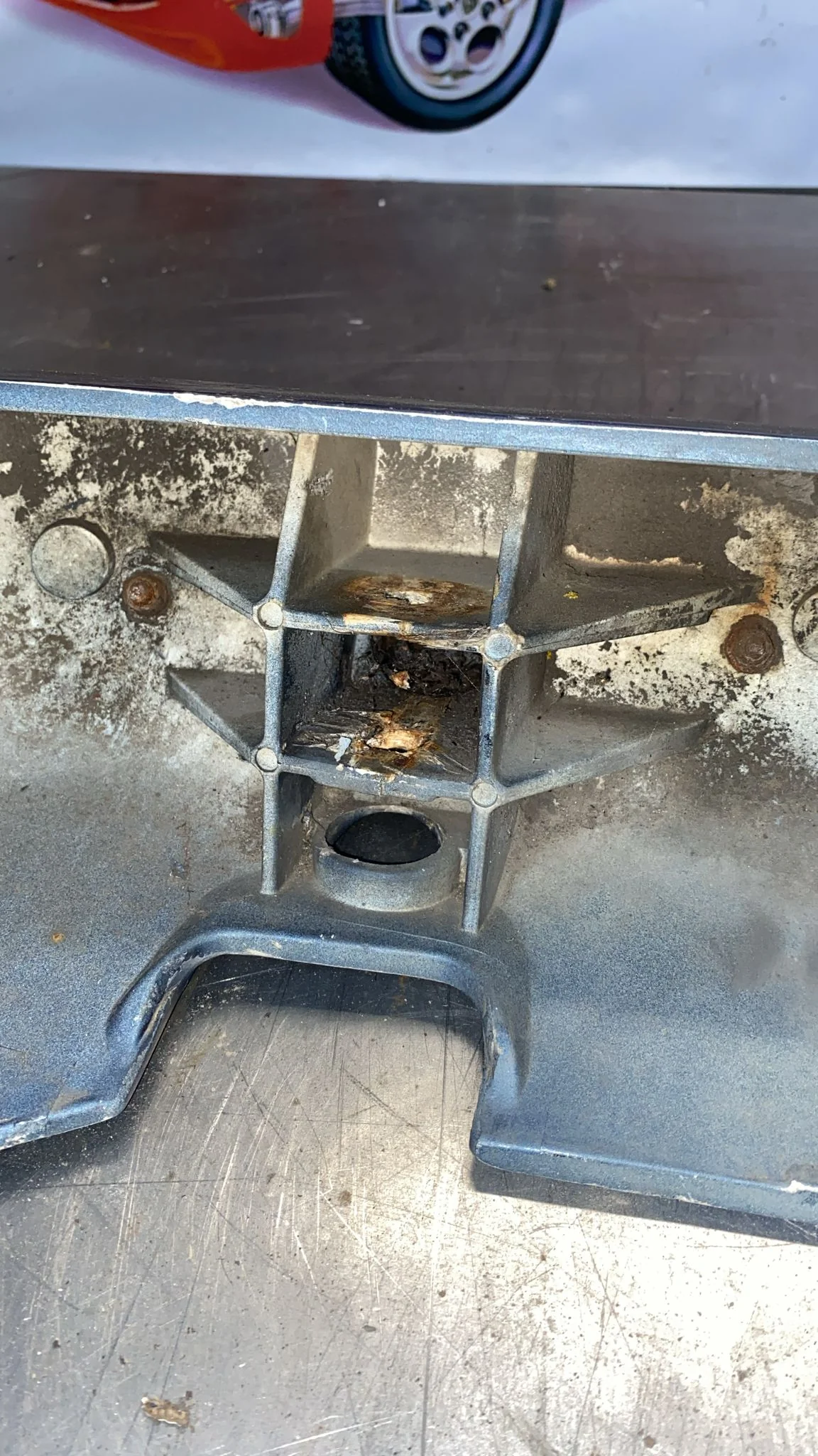 Porsche 944 rear bumper, used 93150538700 - Image 6