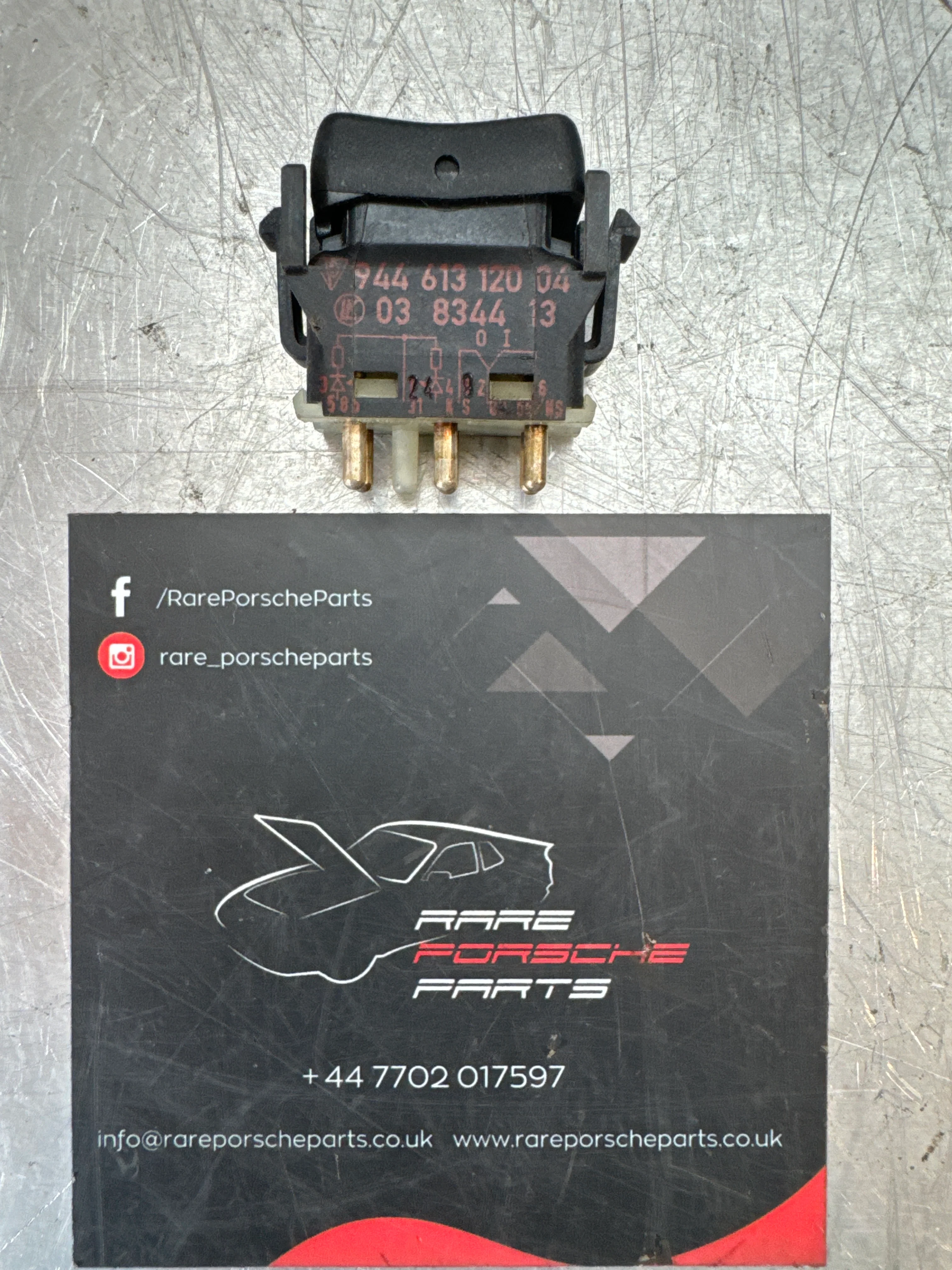Porsche 944 Rear fog light switch 94461312004 Used - Image 2