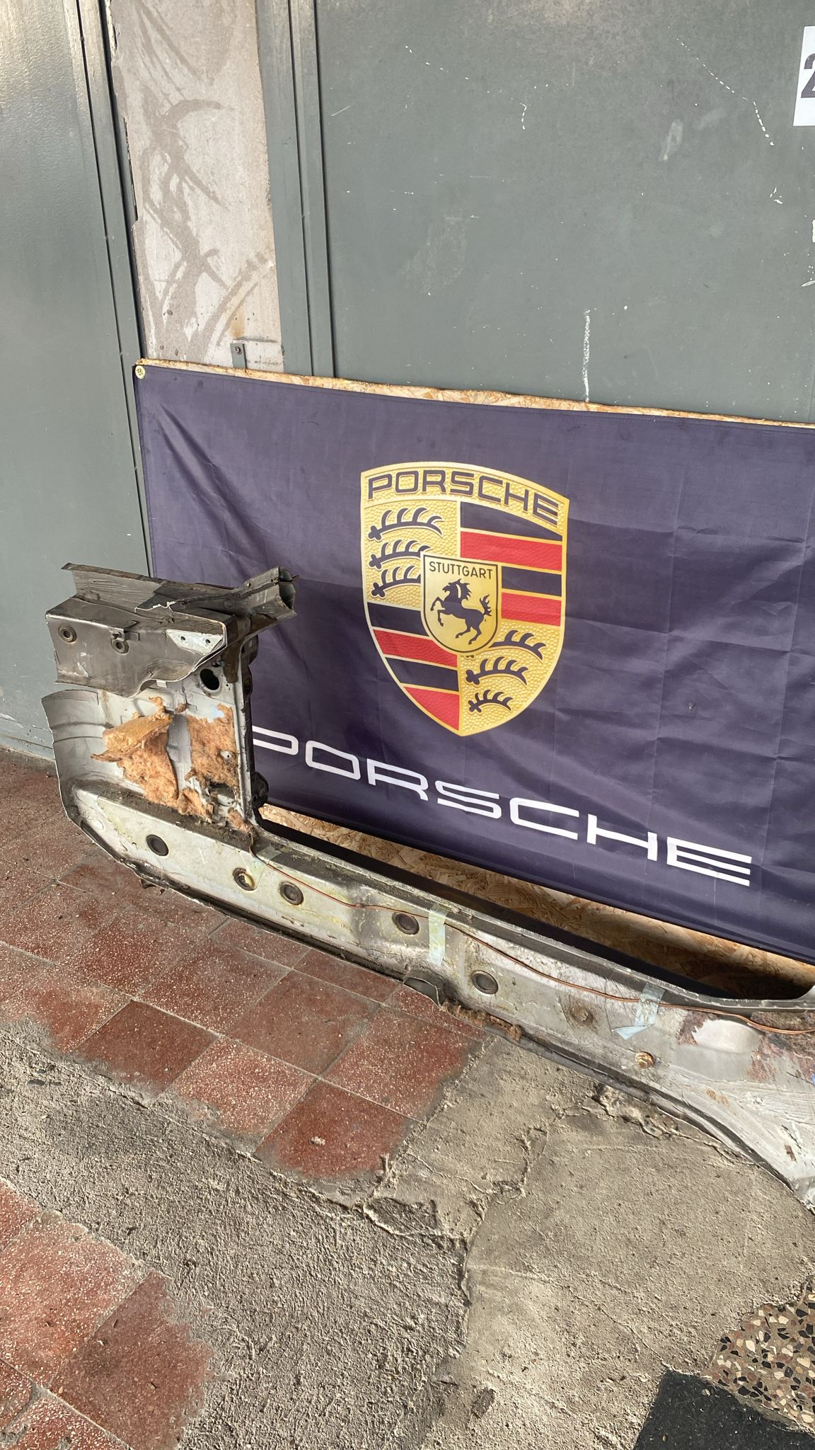 Porsche 944 Right side cut, rear fender with sill 94450390403, 94450361200 - Image 13