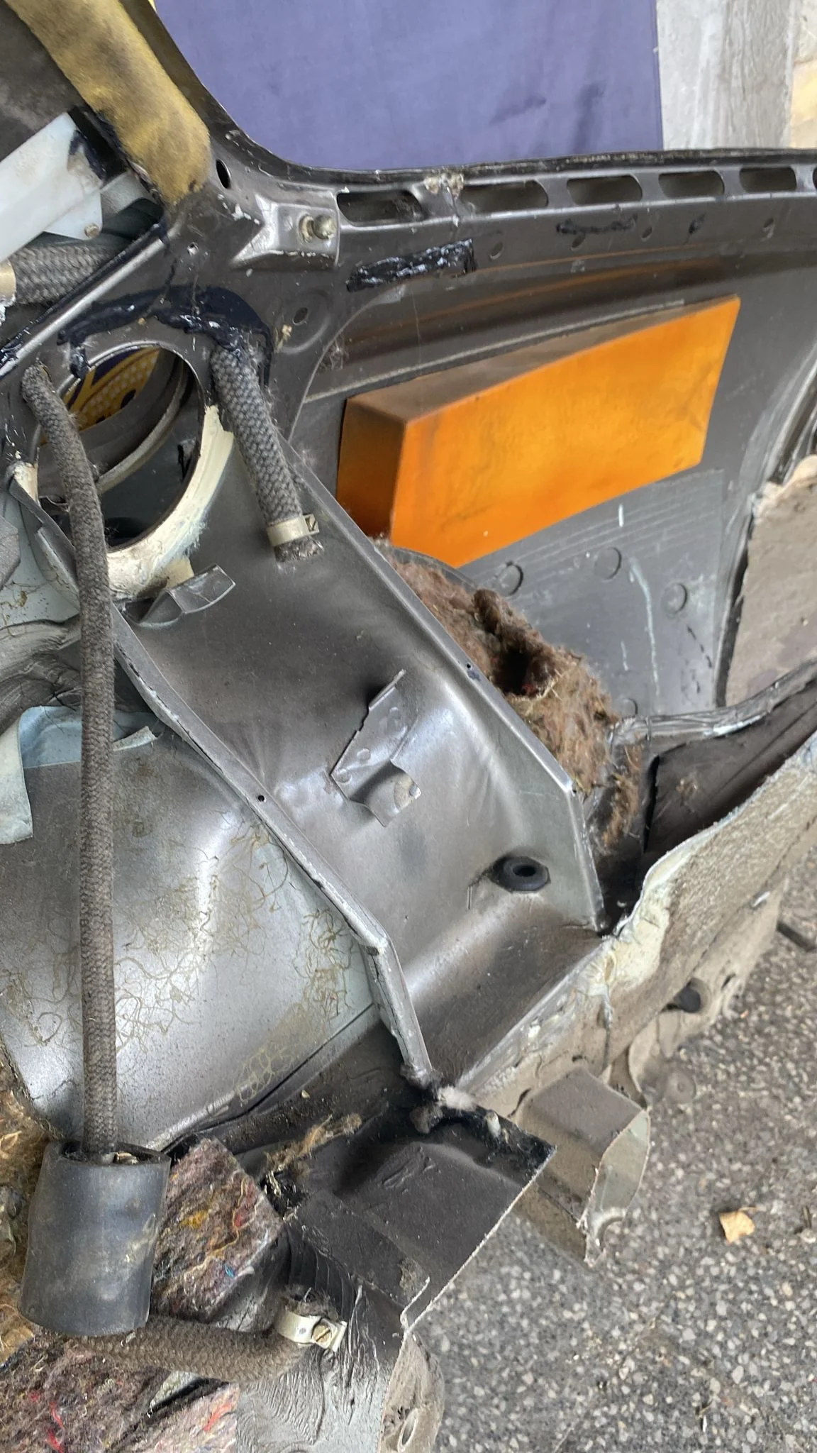 Porsche 944 Right side cut, rear fender with sill 94450390403, 94450361200 - Image 20