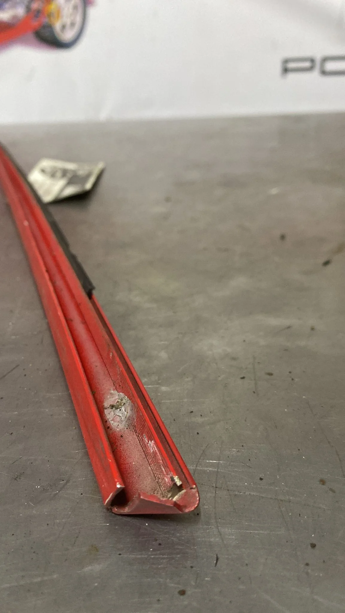 Porsche 944 roof edge strip, left, from 85.5 94455970500, used - Image 6