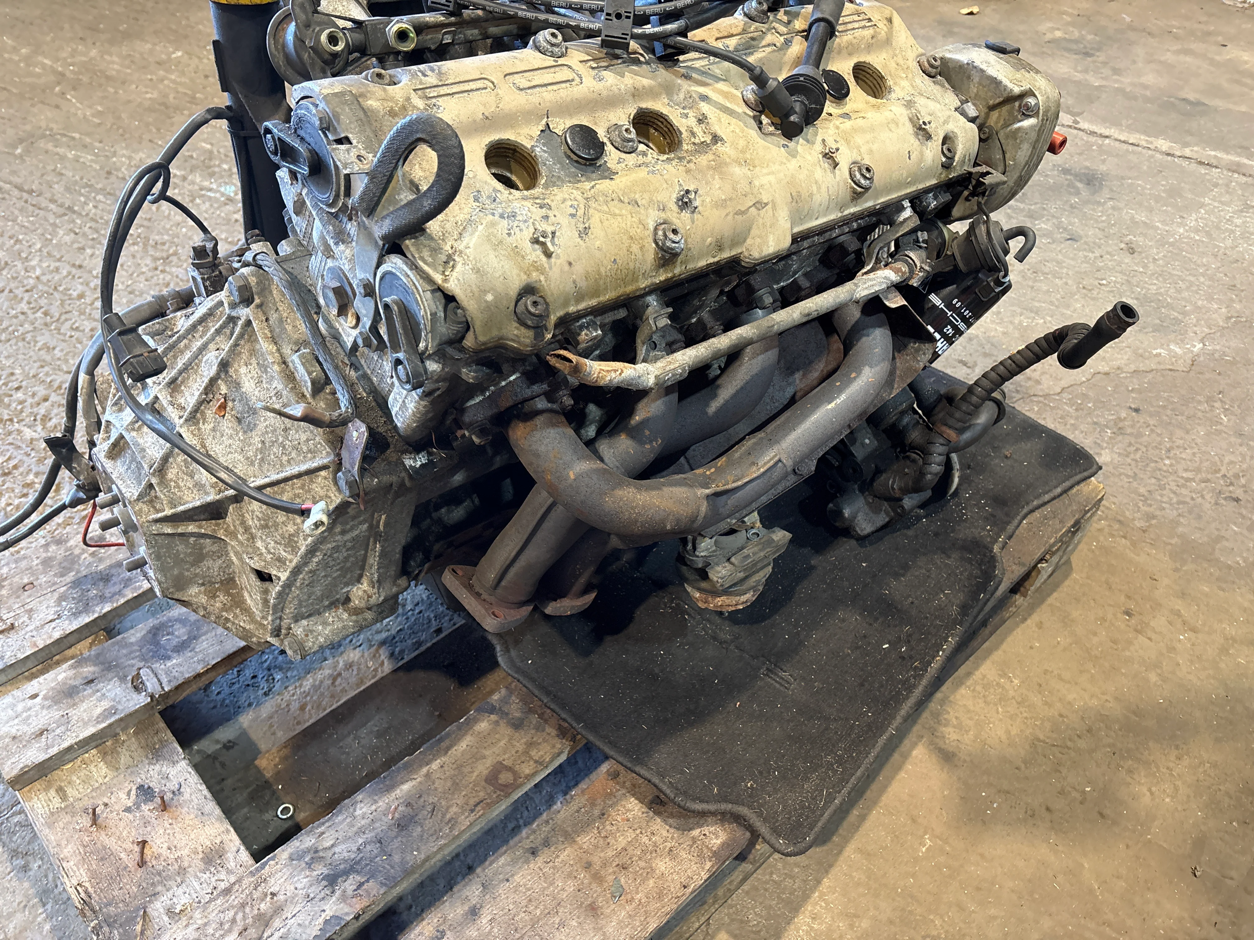 Porsche 944 S2 3.0 M44/41 complete engine 158k miles - Image 7
