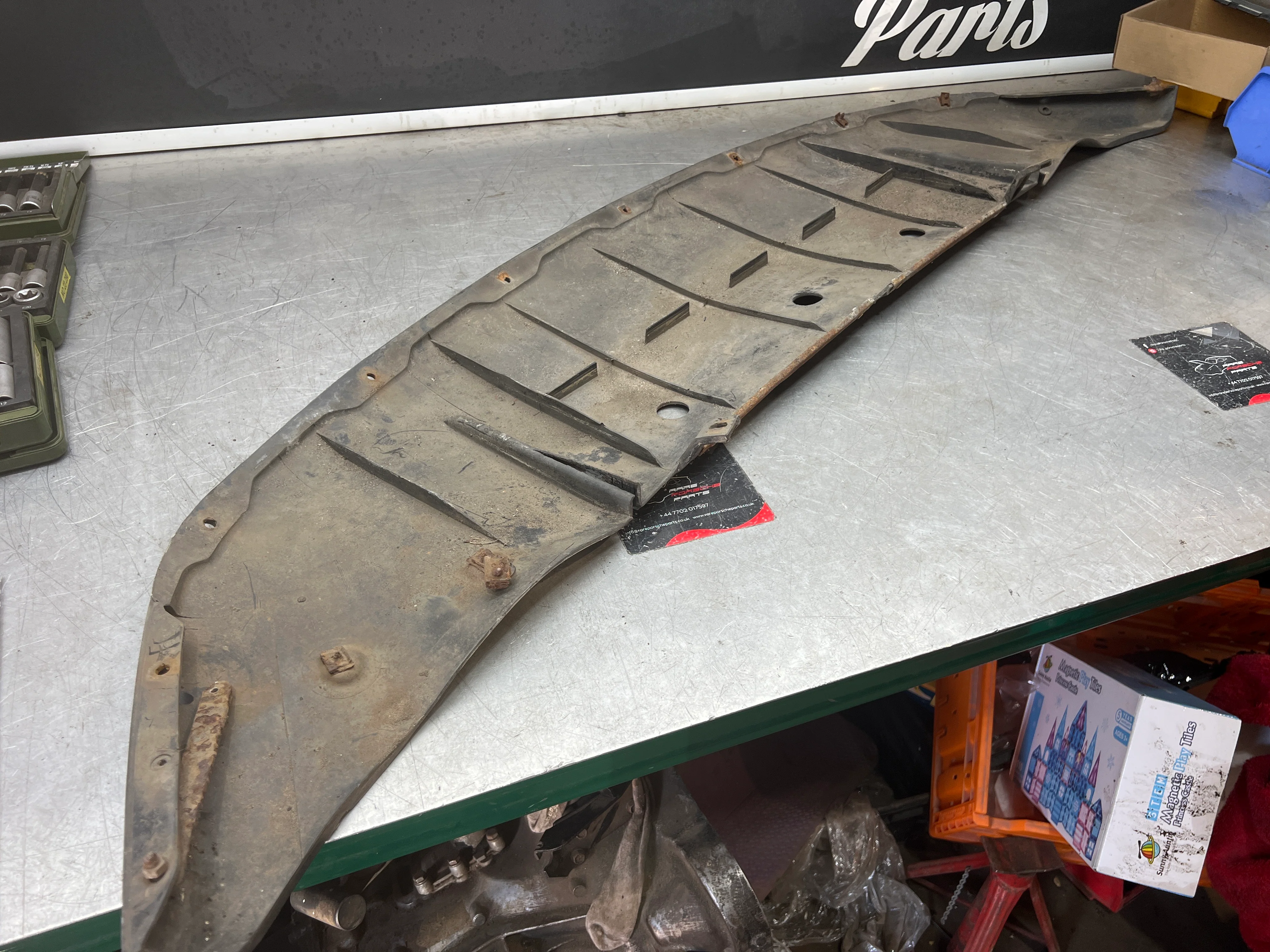 Porsche 944 S2 Used Front bumper undertray / closer panel (Batwing) 95150537500 - Image 10