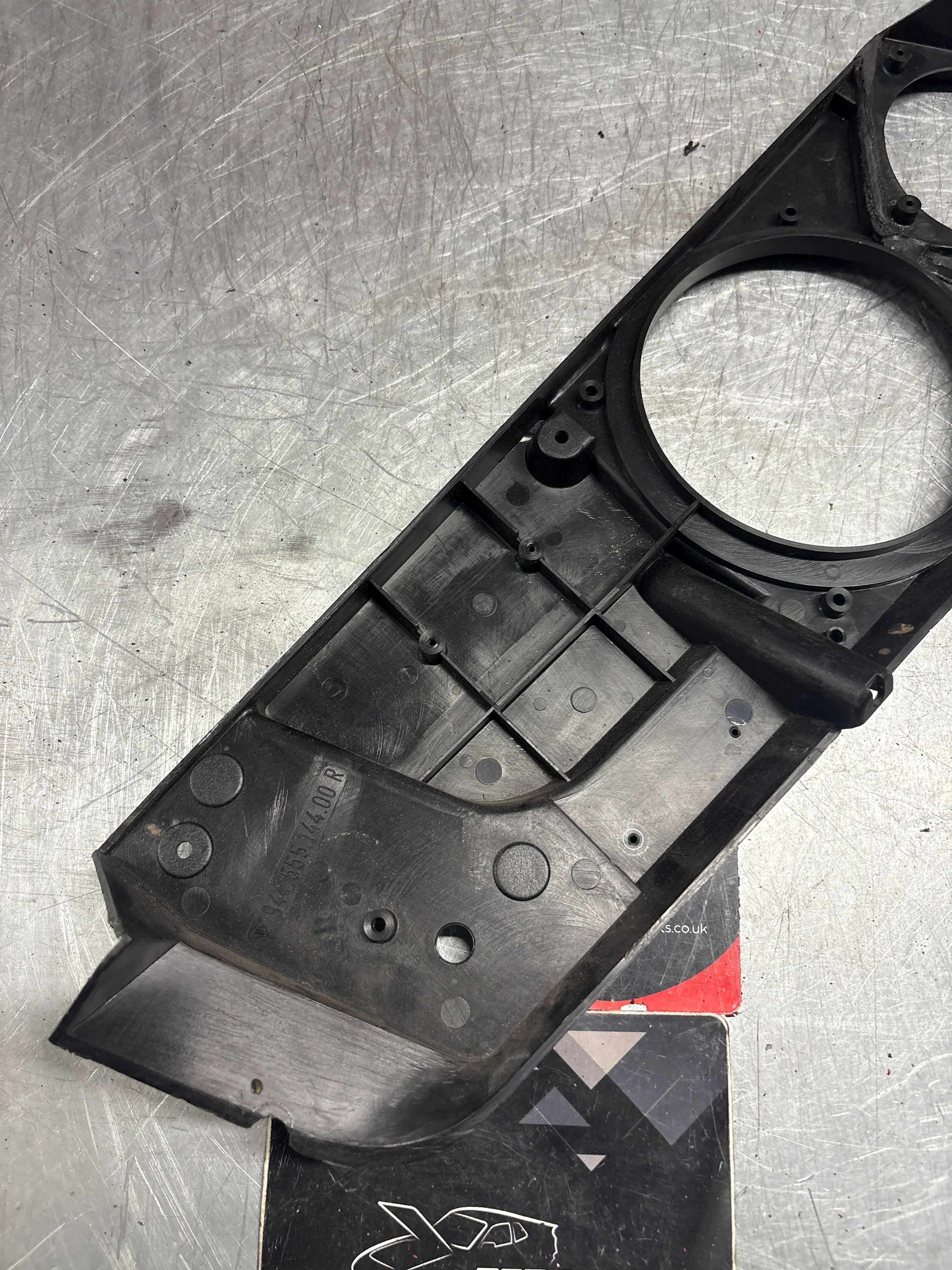 Porsche 944 right speaker board housing, used 94455514400 / 94464503600 - Image 3