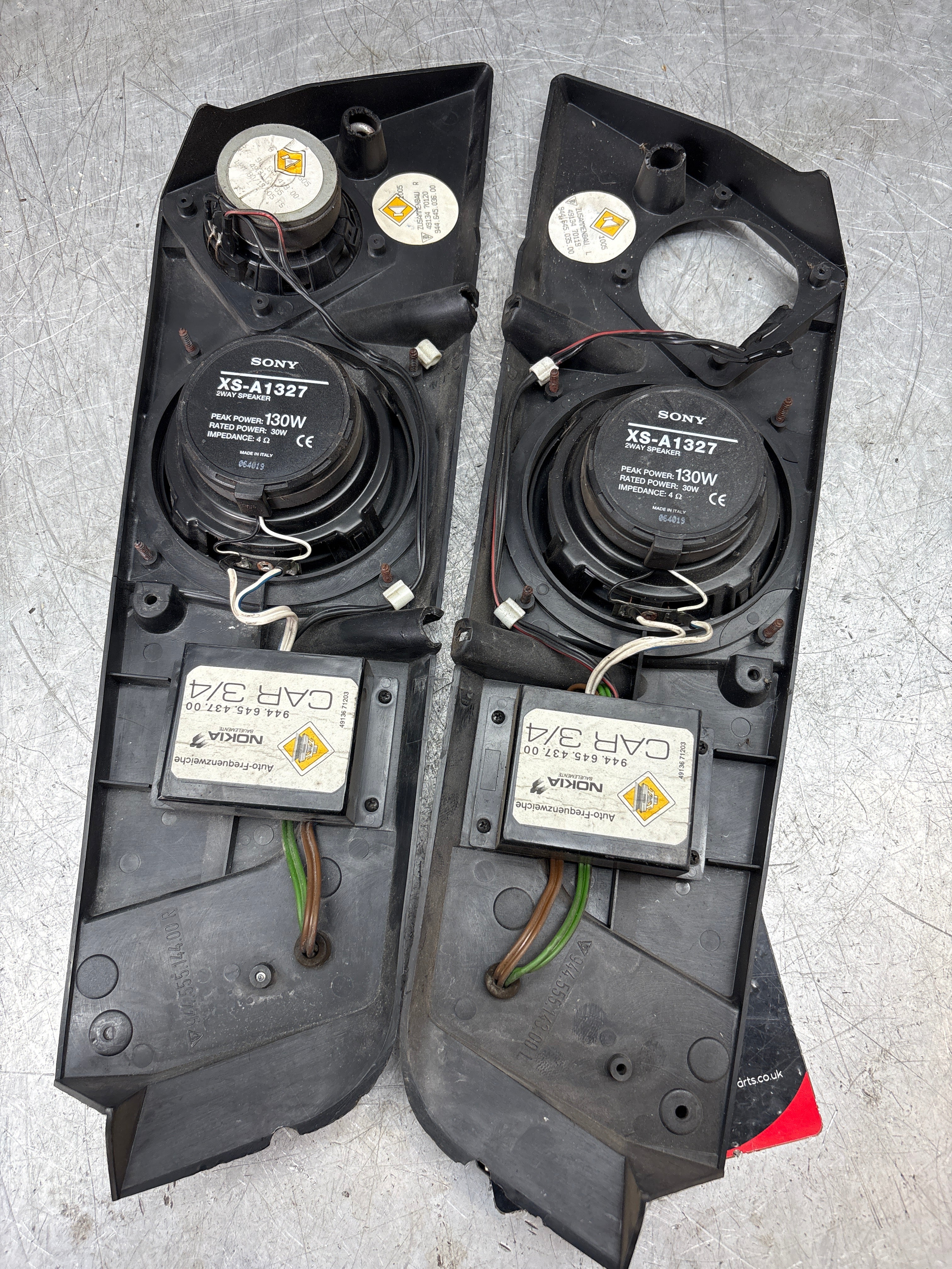 Porsche 944 speaker board, used 94455514400 / 94464543700 - Image 3