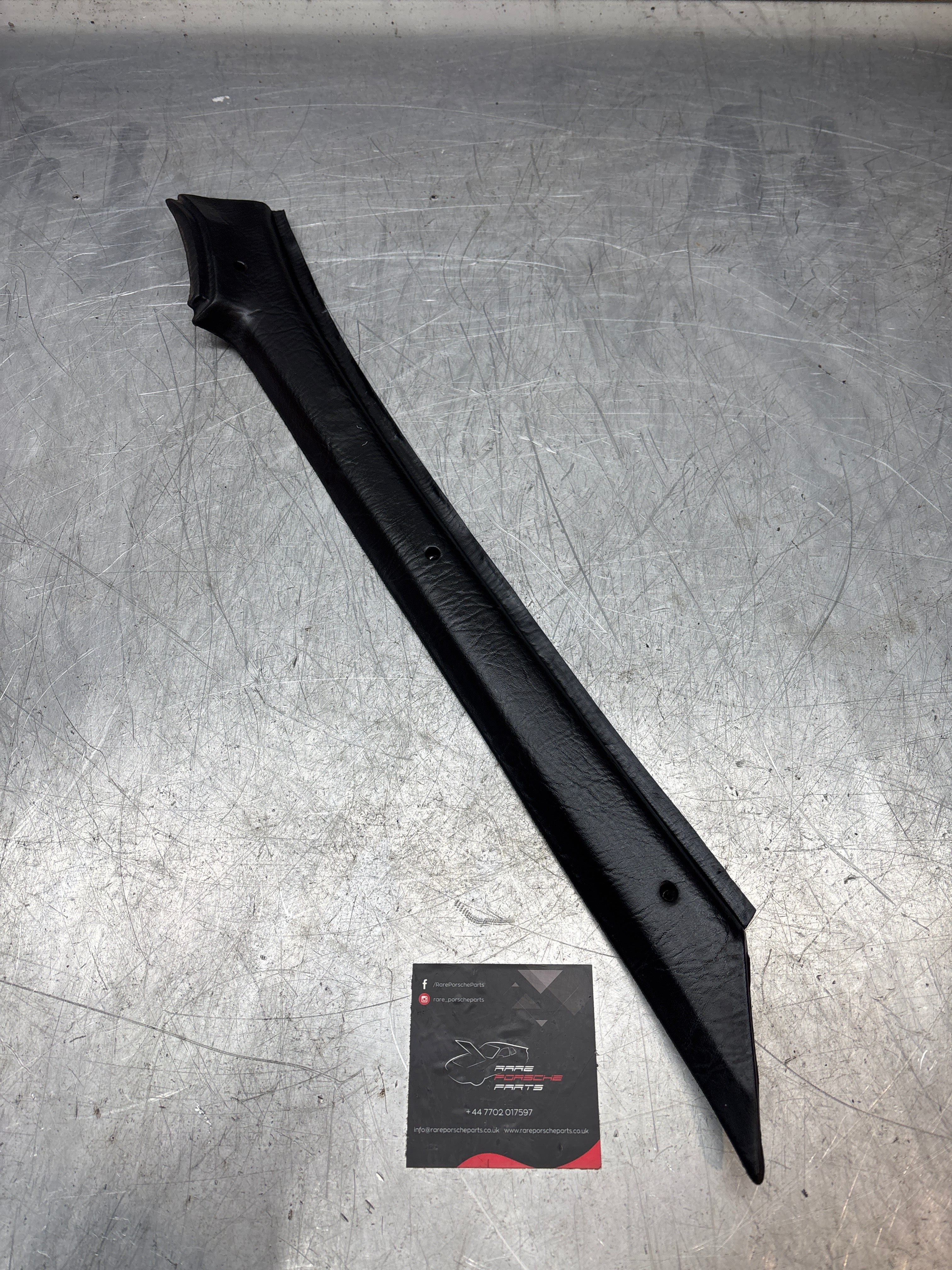 Porsche 944 square dash black A pillar cover, trim, right, used