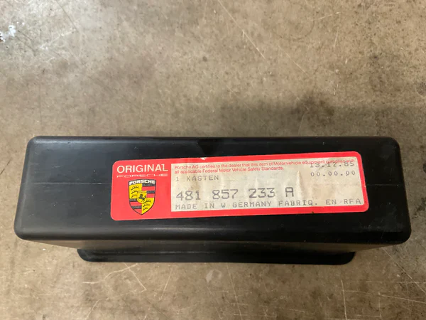 Porsche 924 944 Center Console Cubby Storage Container 481857233A used - Image 4