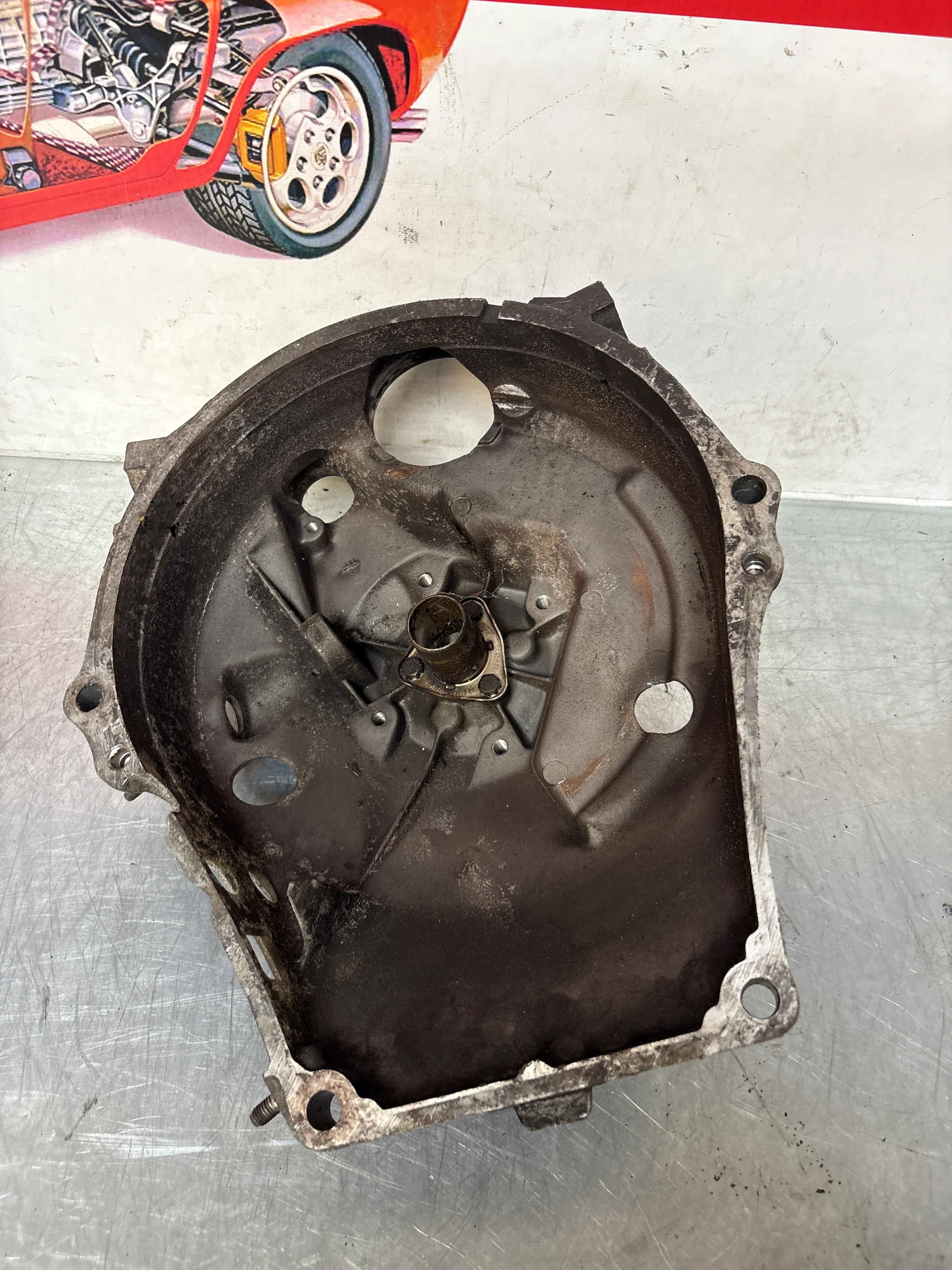 Porsche 944 Turbo cover Bell housing, used 9511164011R - Image 6