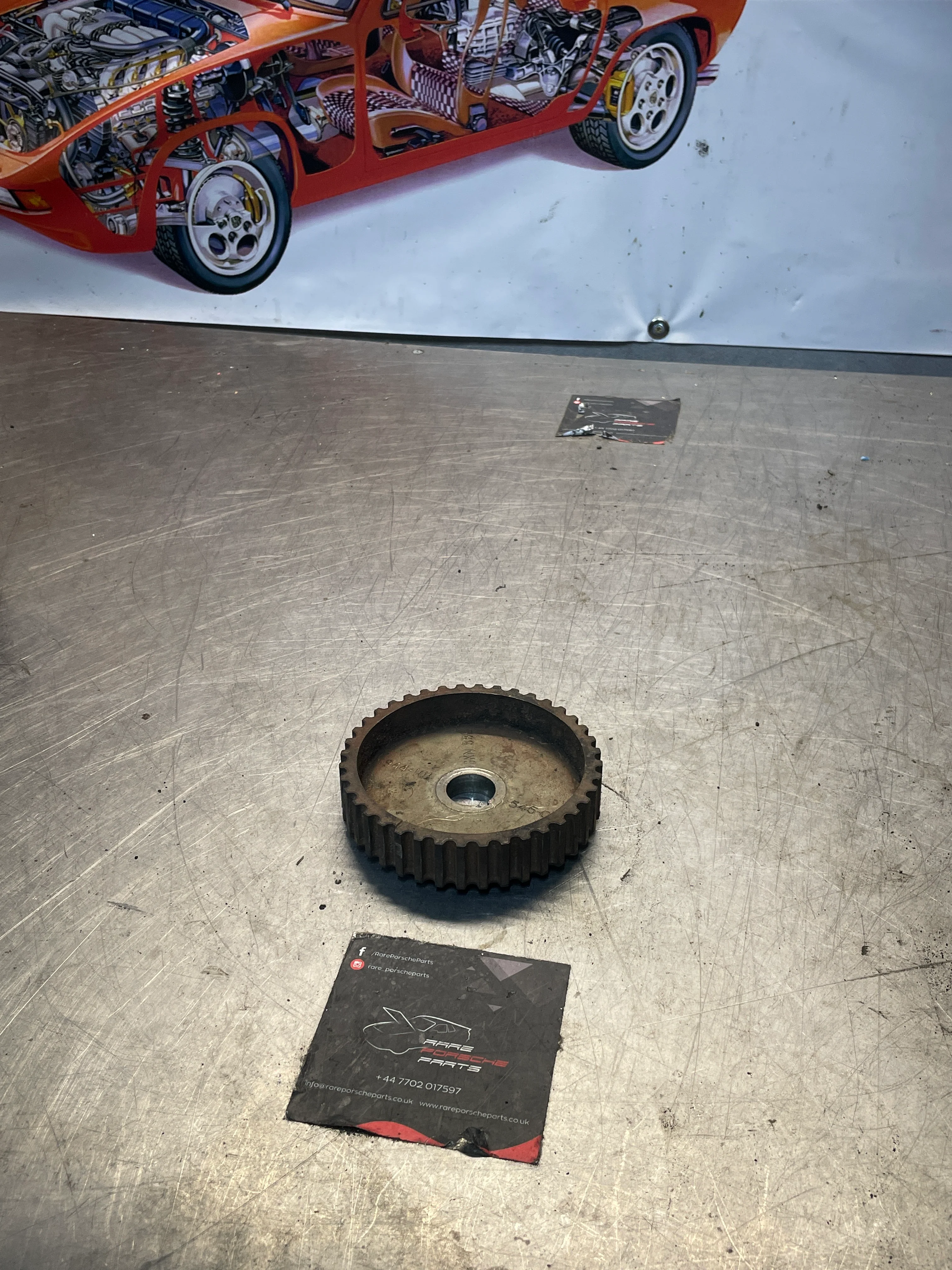 Porsche 944 Turbo Camshaft Timing Gear, used 94410554503 - Image 4