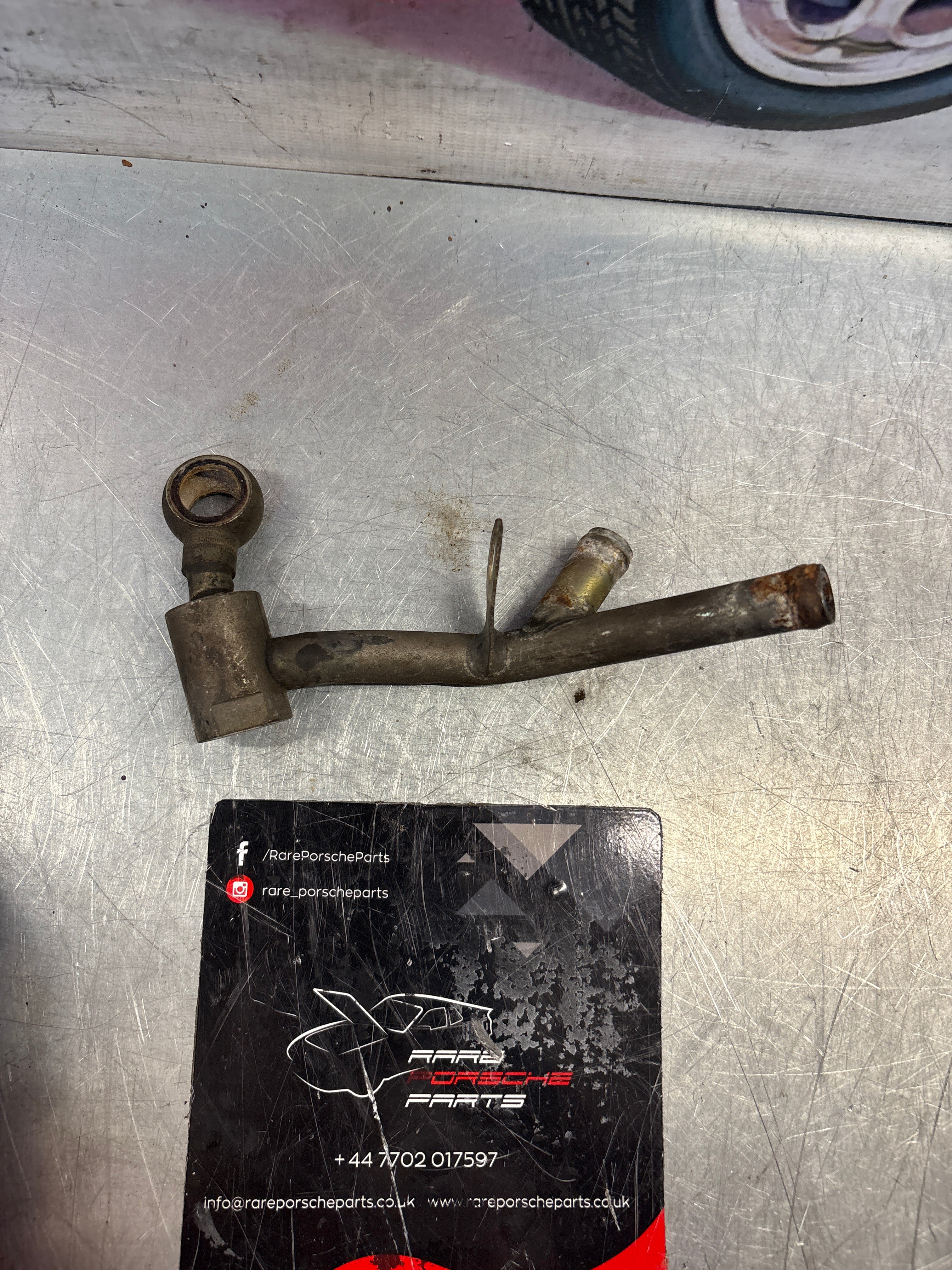 Porsche 944 Turbo Coolant pipe, water pipe 95110605605, used - Image 2