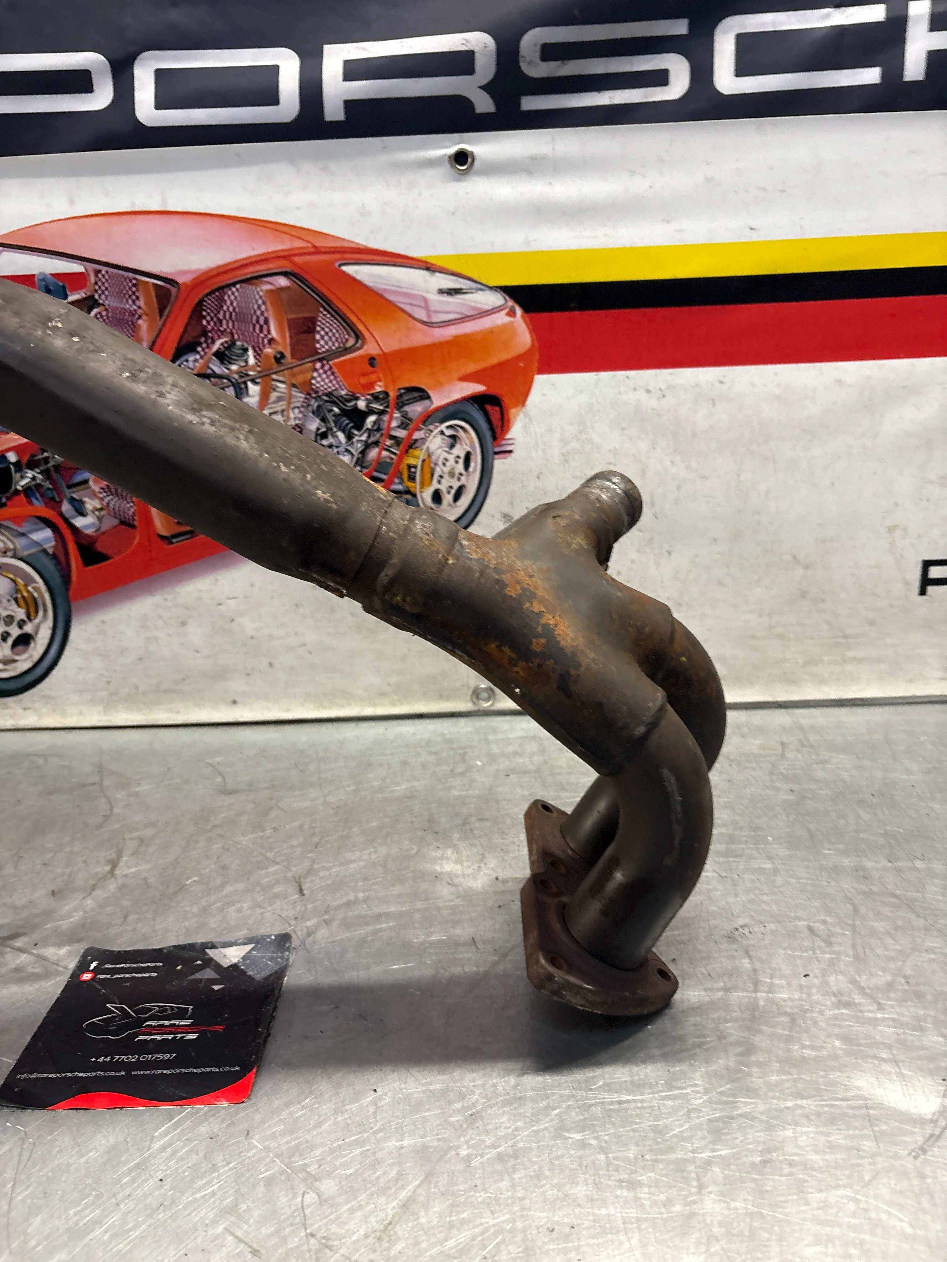 Porsche 944 Turbo exhaust cross over pipe 95111109615 used - Image 6
