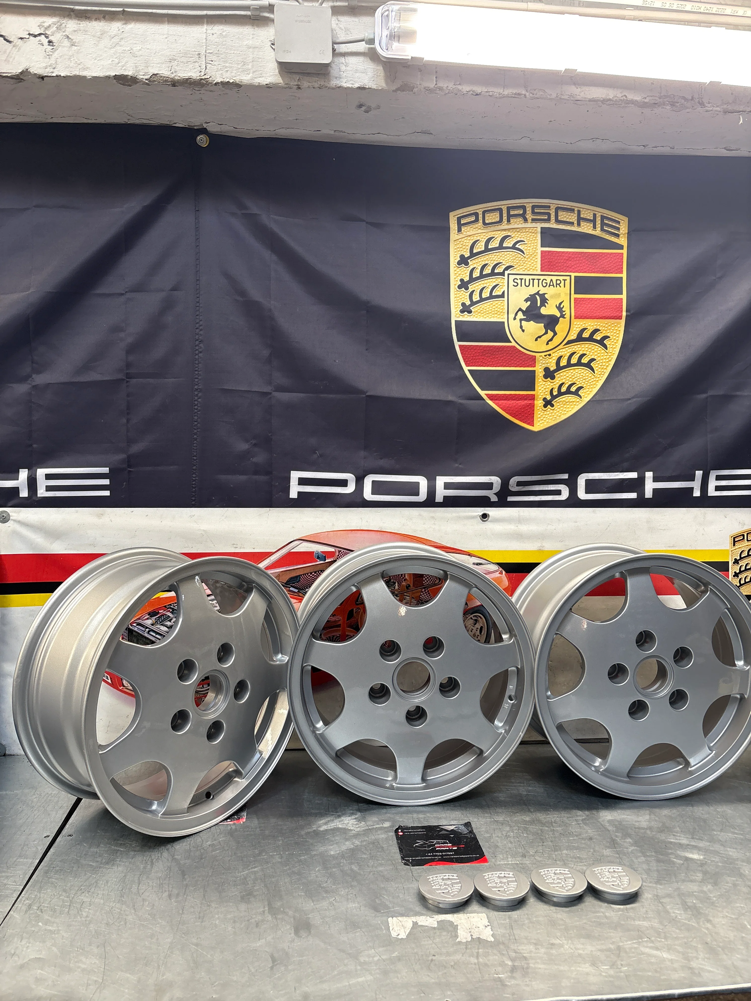Porsche 964 944 D90 set of wheel, refurbished 94436211401 / 94436211601 - Image 4
