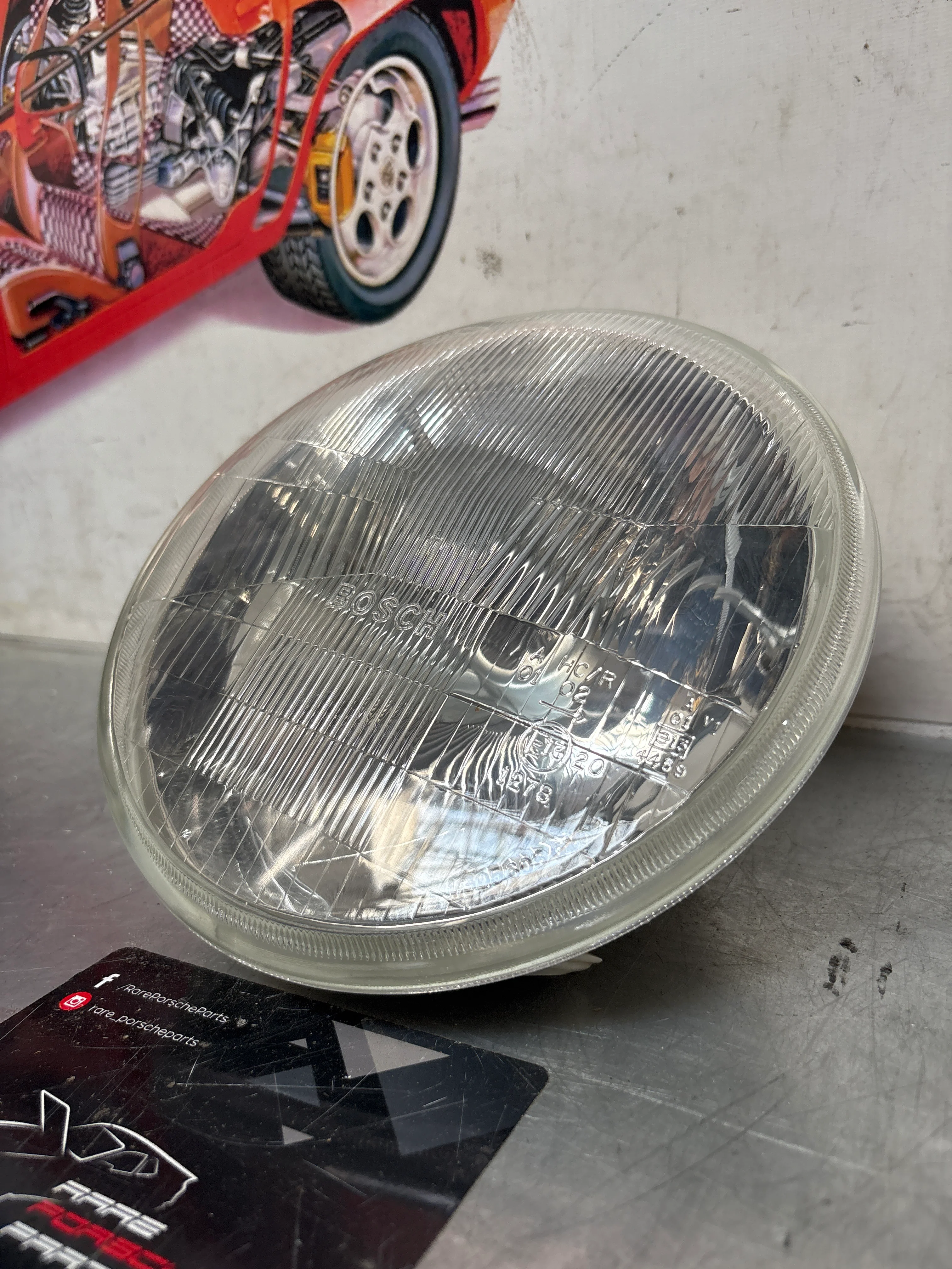 Porsche 968 Left side Bosch headlight, used 94463192900 / 0301900309 / 1305304021 - Image 2
