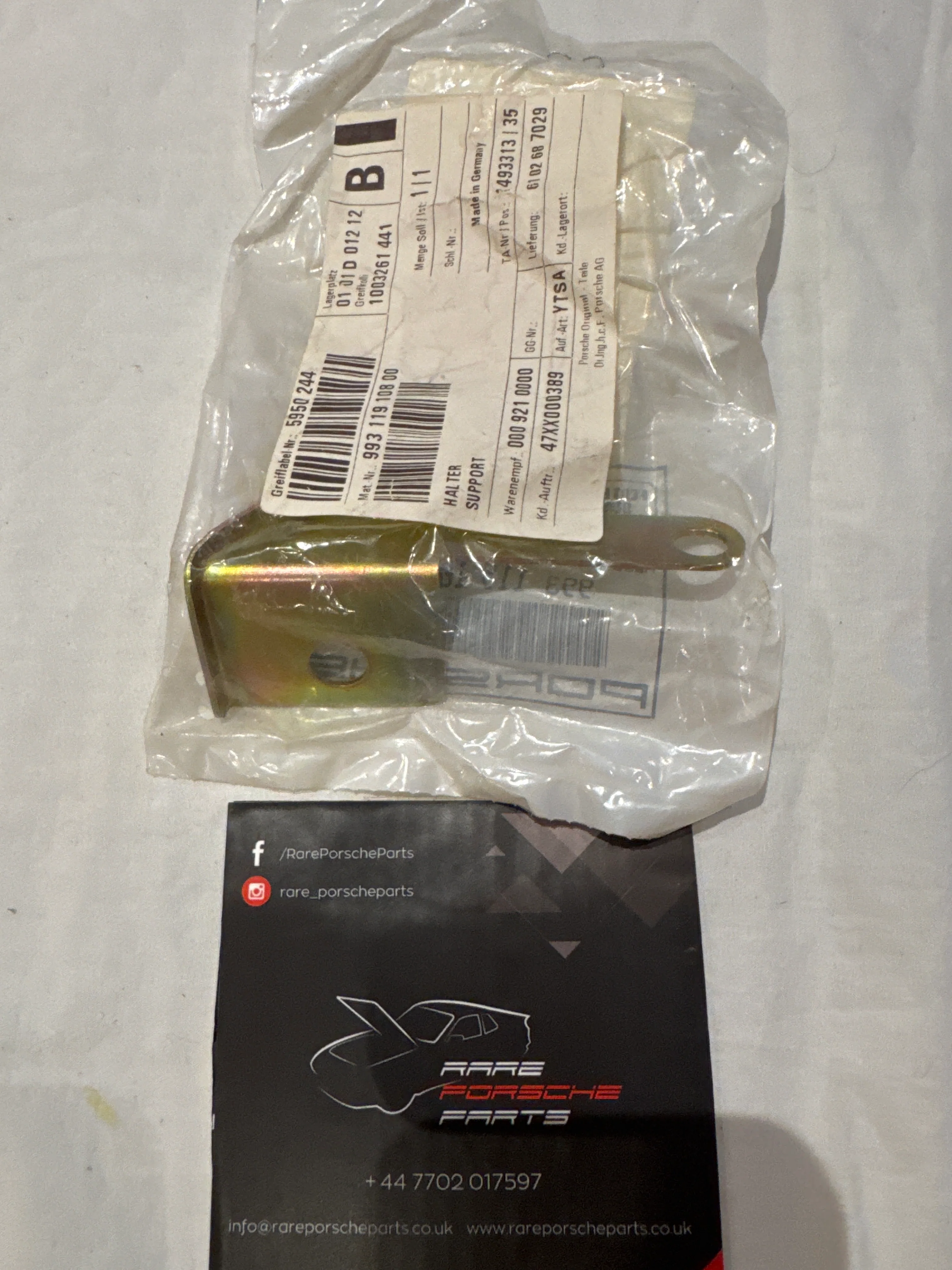 Porsche 993 support 99311910800 NOS - Image 2