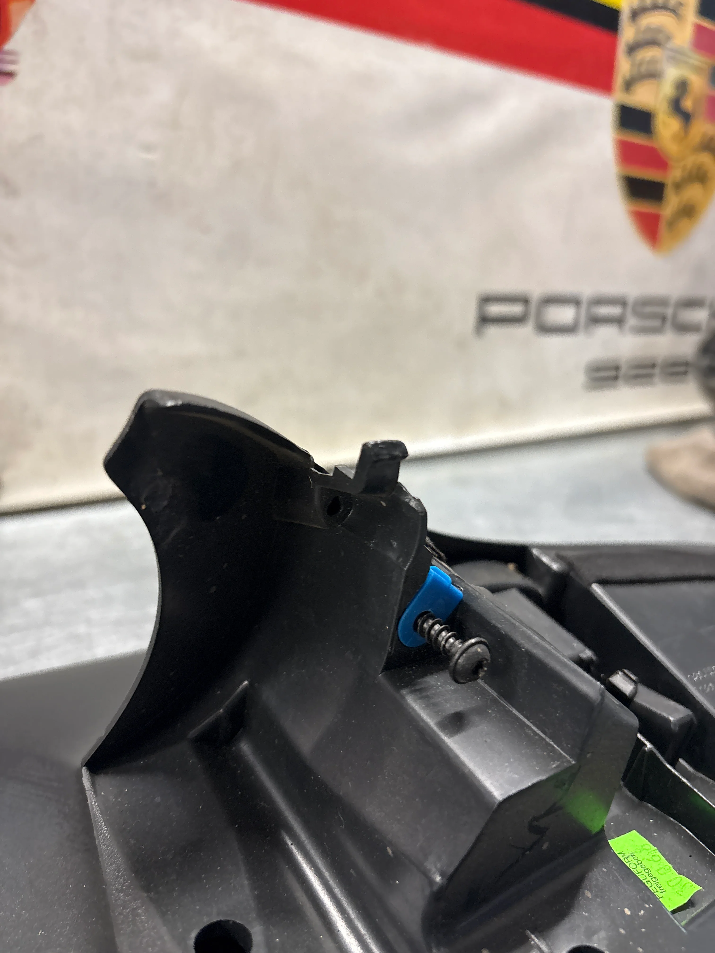Porsche Boxster 986 dashboard cluster trim,black/dark green used 98655205500 / 98655205501 - Image 10