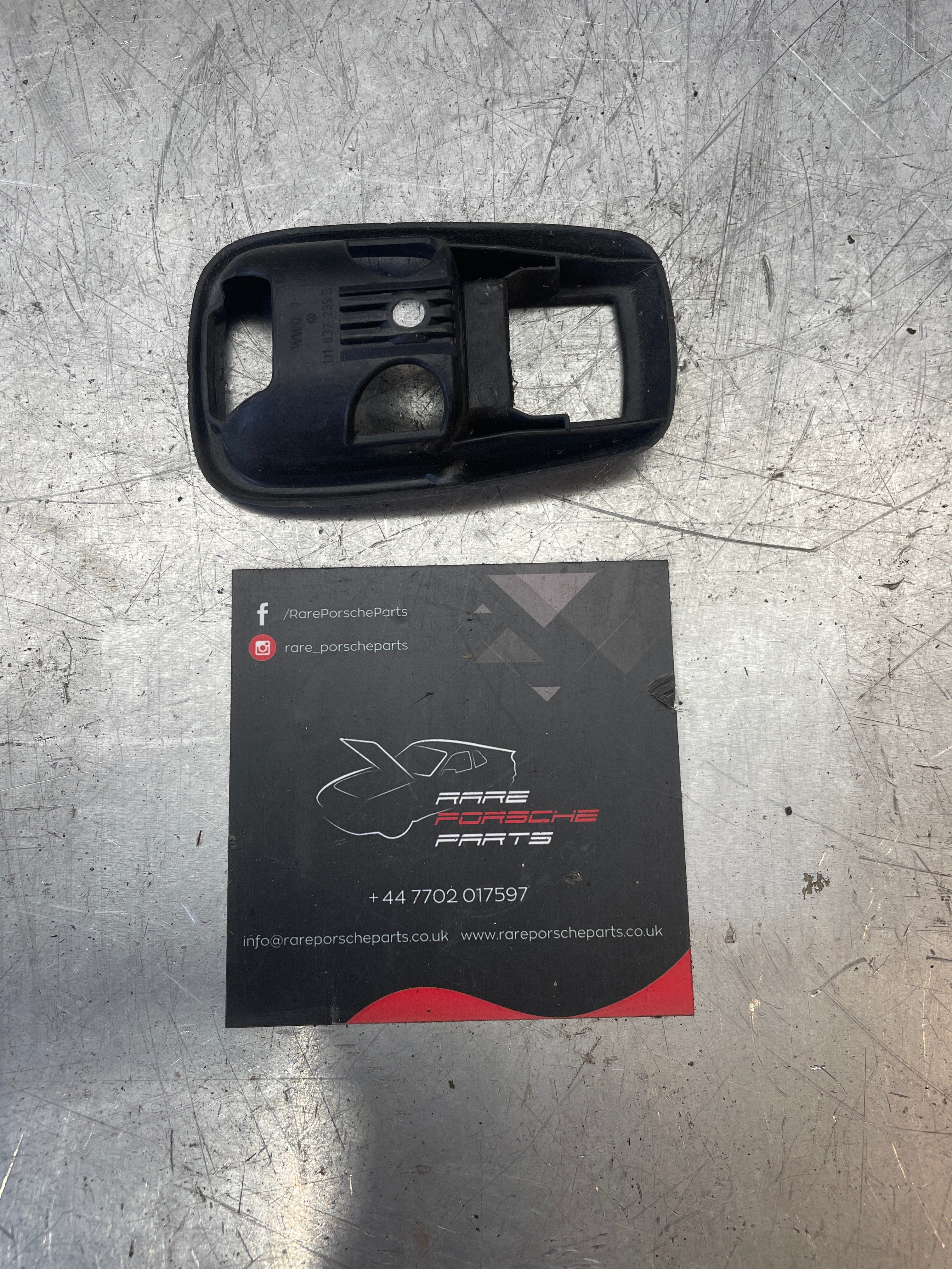 Porsche early 924 76-79 Door trim handle, used 111837239B - Image 2