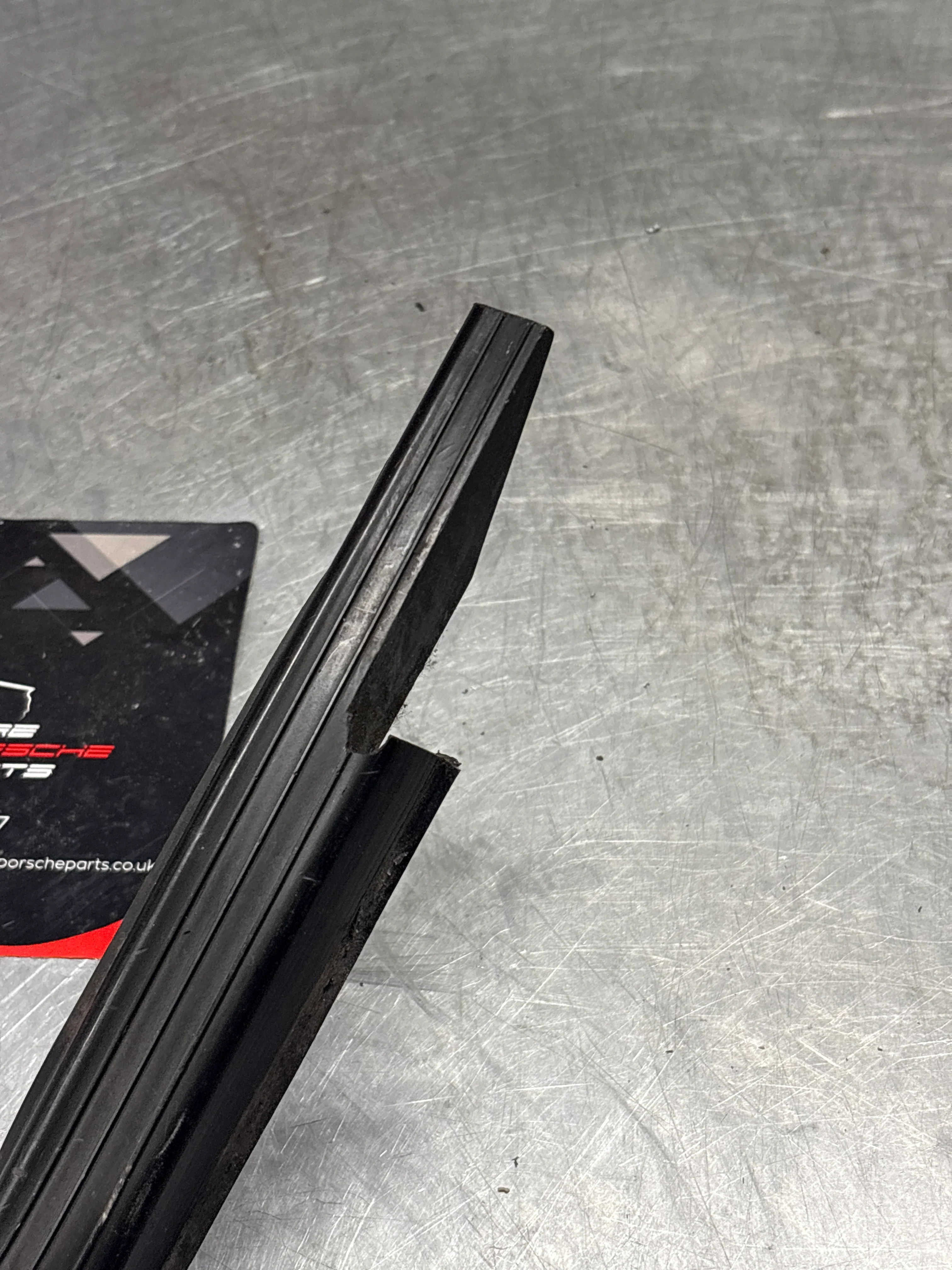 Porsche early 924/944 left sill trim, used 477853657A - Image 16