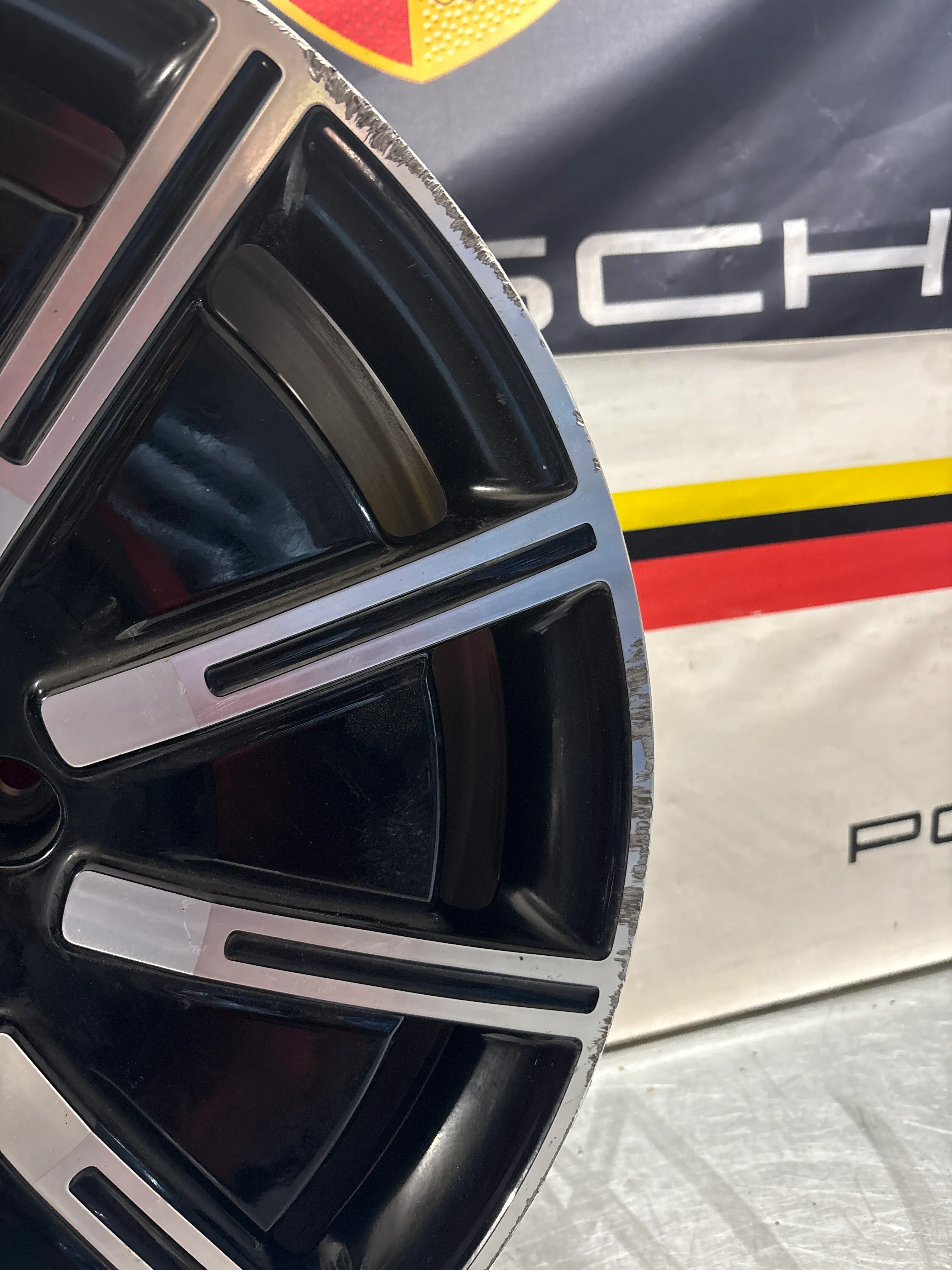 Porsche Taycan 20" Sport Aero alloy wheel 9J1601025F, for spares or repair - Image 2