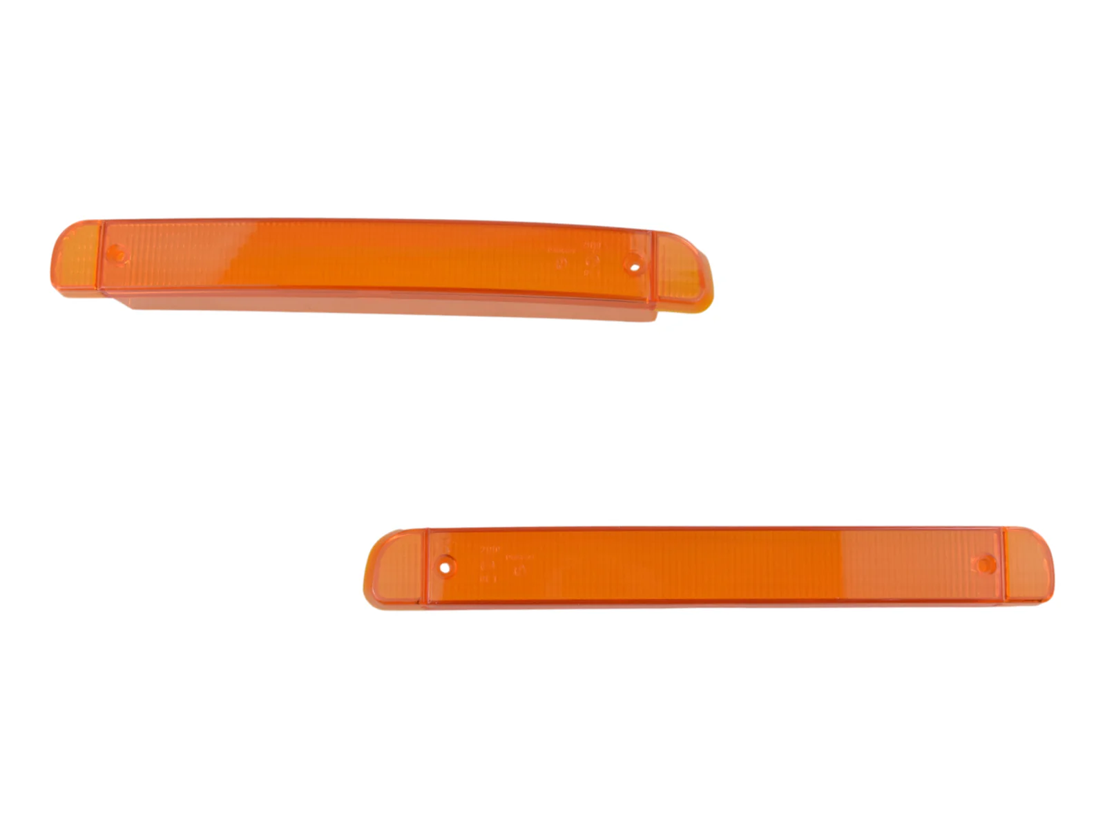 Turn signal lens for Porsche 944 86-91 ORANGE PAIR FRONT - Image 3