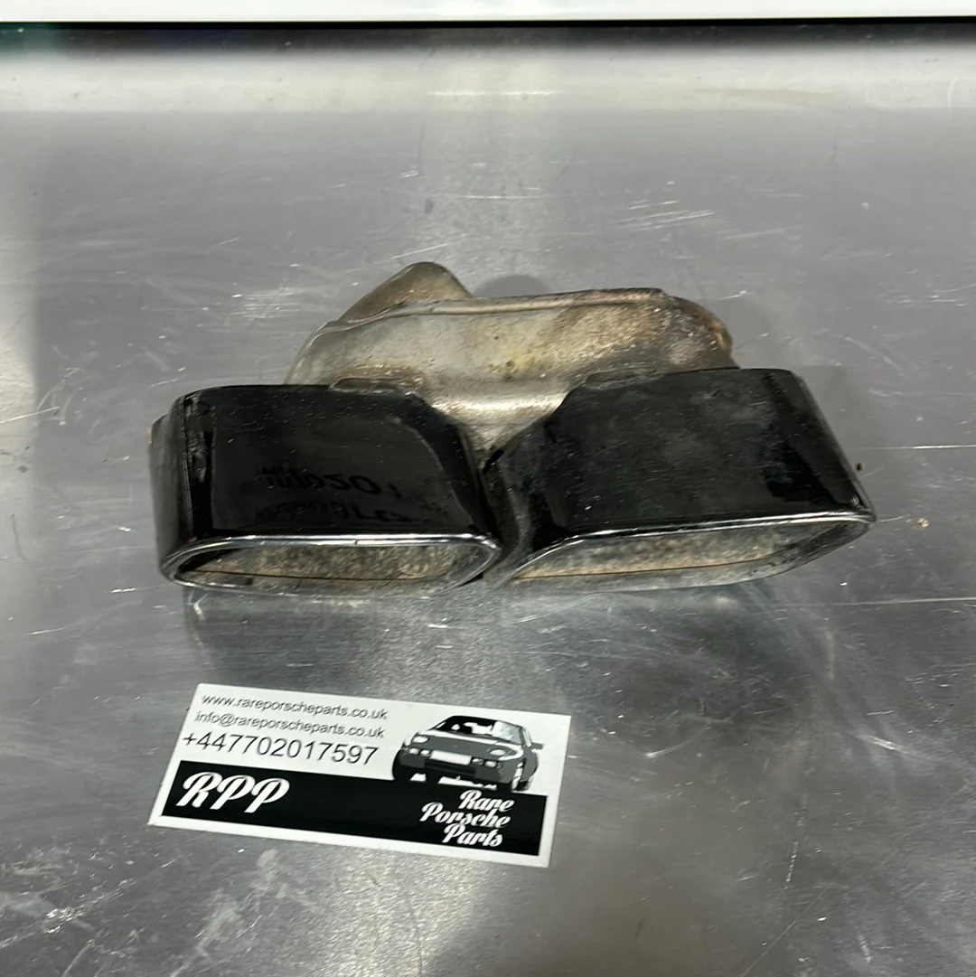 Porsche 911 991 Turbo tailpipe exhaust tip, left 99111175160, used - Image 9