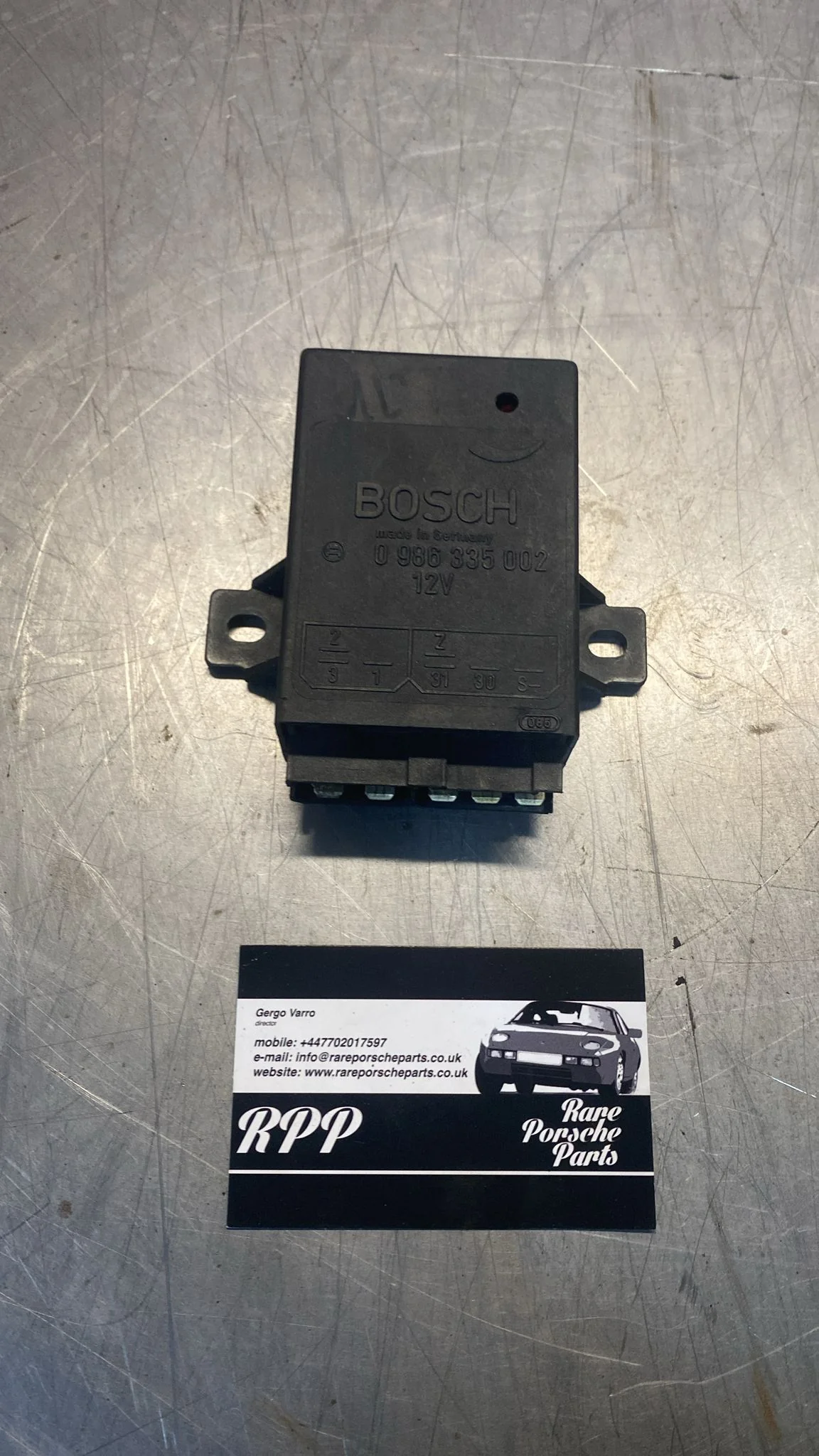 VW Audi Porsche Mercedes BMW BOSCH Alarm Relay 0986335002 - Image 5